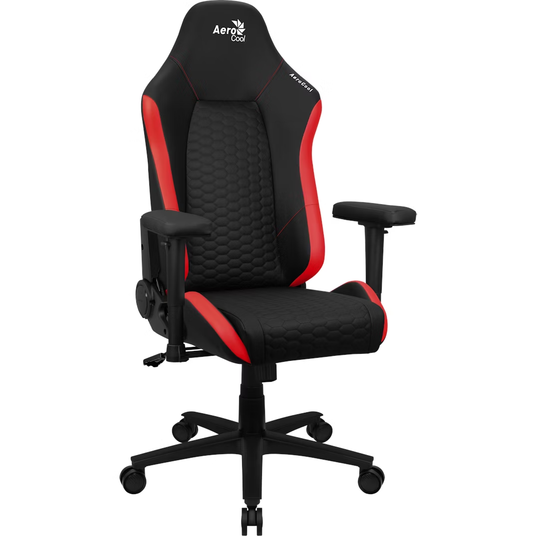 Aerocool Crown Nobility Series Gaming Chair - Black/Red