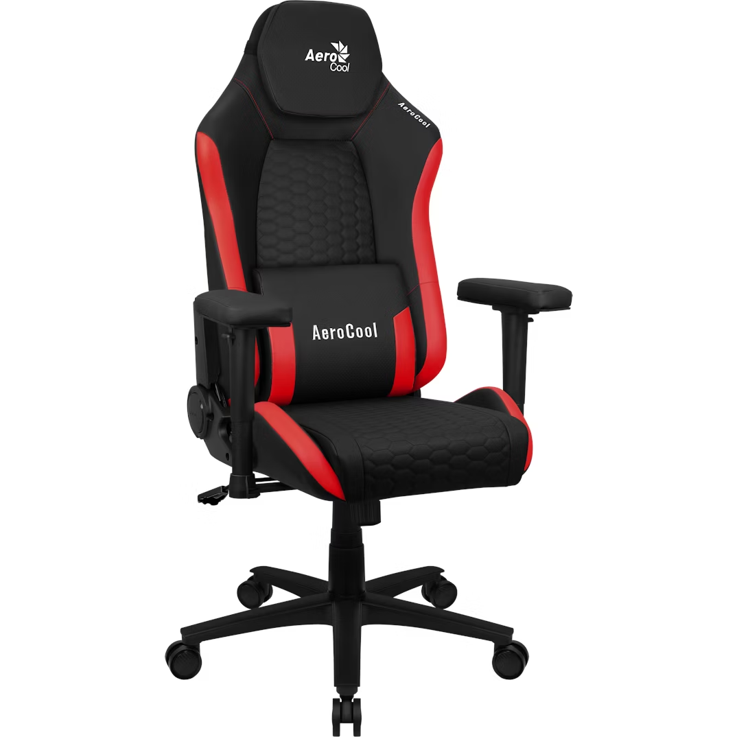 Aerocool Crown Nobility Series Gaming Chair - Black/Red