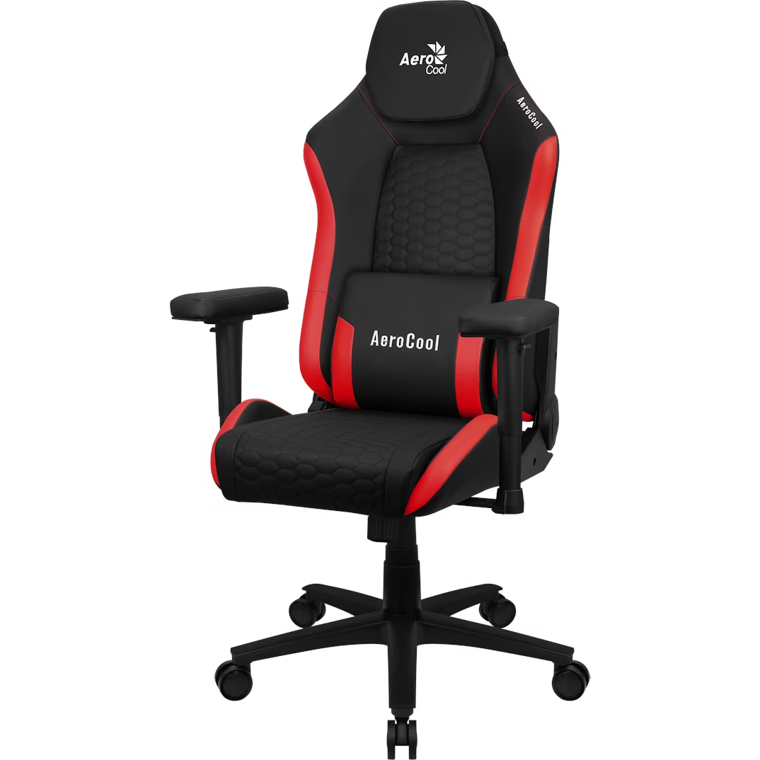 Aerocool Crown Nobility Series Gaming Chair - Black/Red