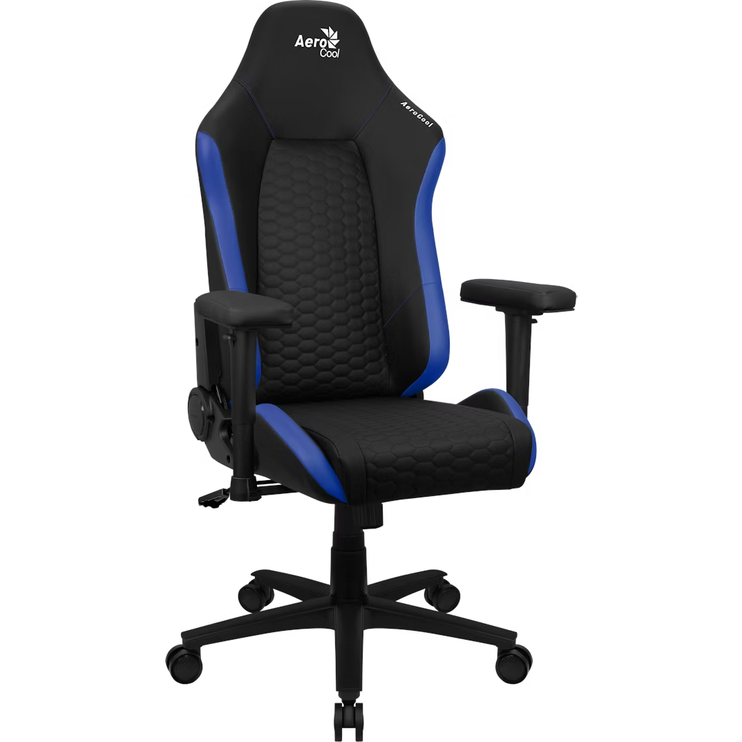 Aerocool Crown Nobility Series Gaming Chair - Black/Blue