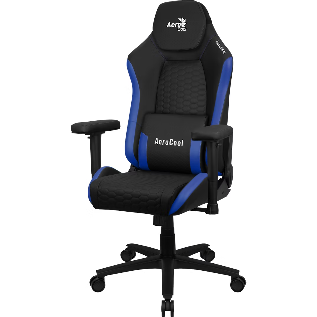 Aerocool Crown Nobility Series Gaming Chair - Black/Blue