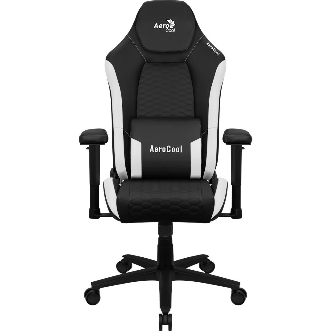 Aerocool Crown Nobility Series Gaming Chair - Black/White