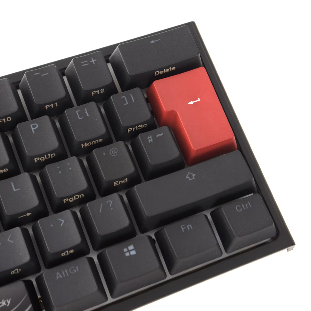 Ducky One 2 Pro Mini 60% Mechanical Gaming Keyboard Black MX Cherry Silver Switch - UK Layout