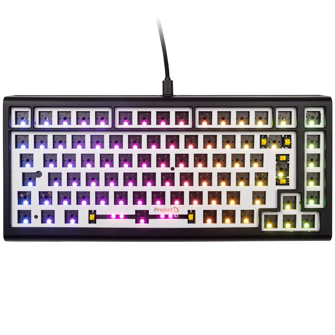 Ducky Project D Tinker 75% Barebone USB Mechanical Keyboard - UK ISO