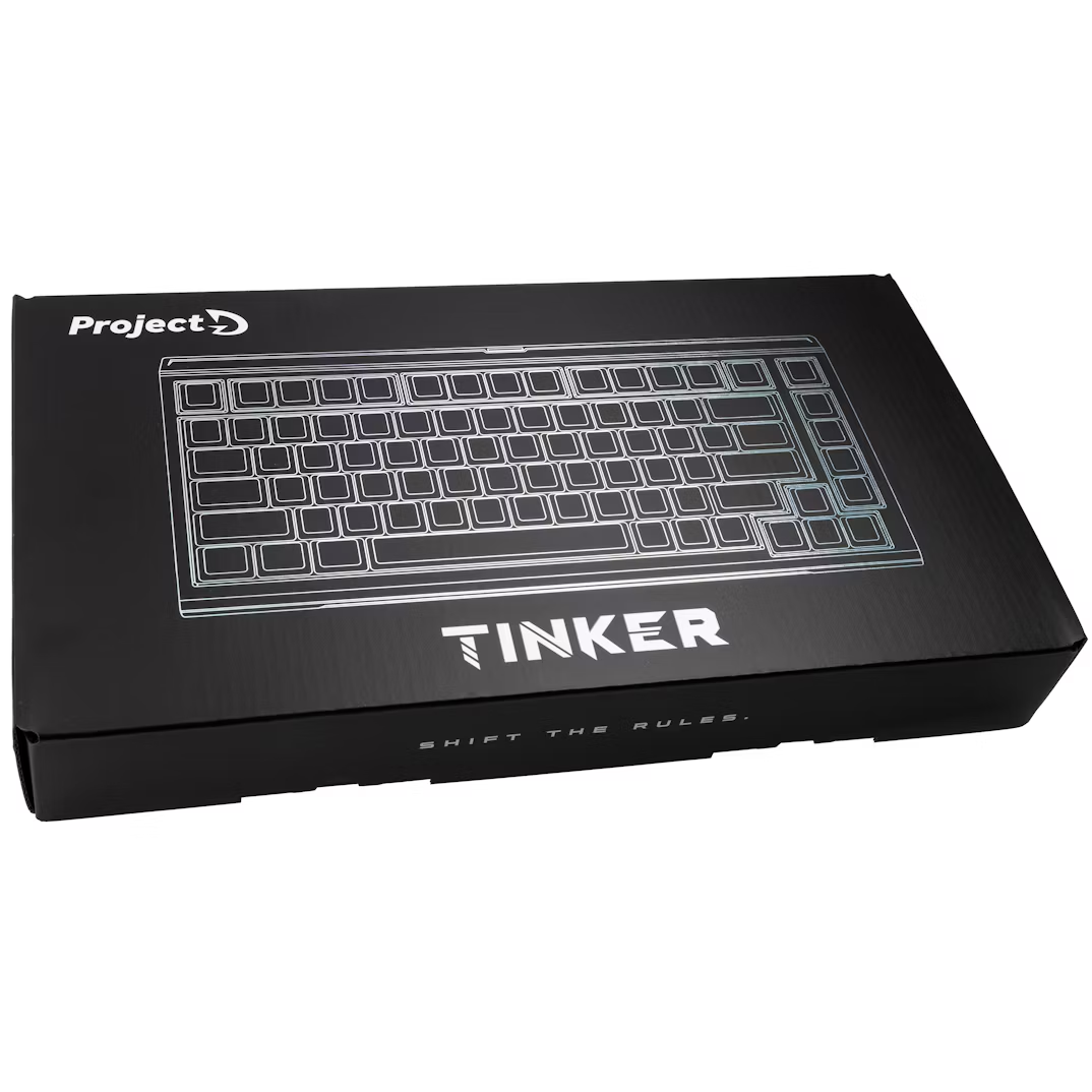 Ducky Project D Tinker 75% Barebone USB Mechanical Keyboard - UK ISO