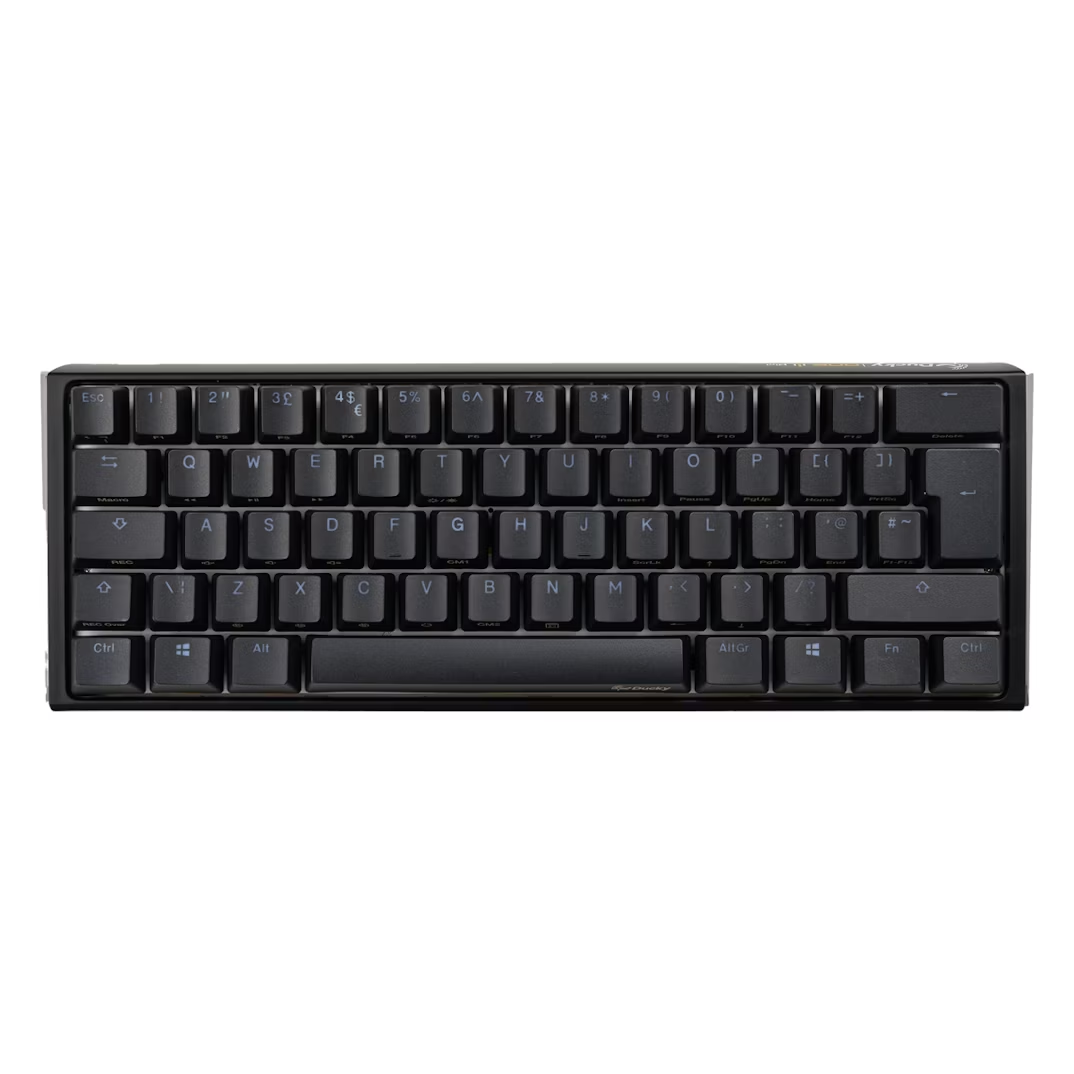 Ducky One 3 Classic 60 USB RGB Mechanical Gaming Keyboard Cherry Blue - Black UK Layout