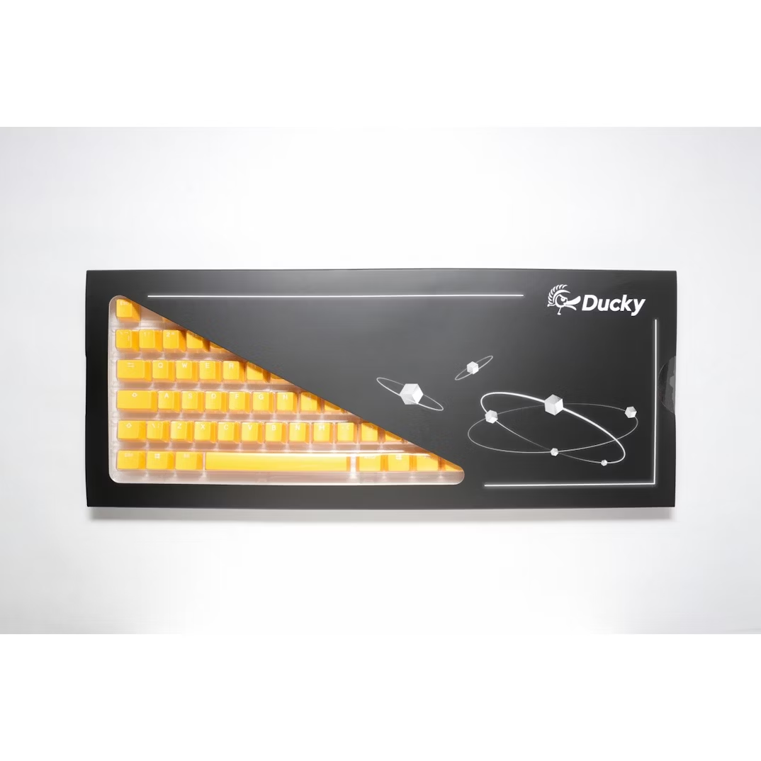 Ducky Yellow PBT Seamless Double Shot UK Keycap Set (DKSA109-UKPDYDYYWO1)