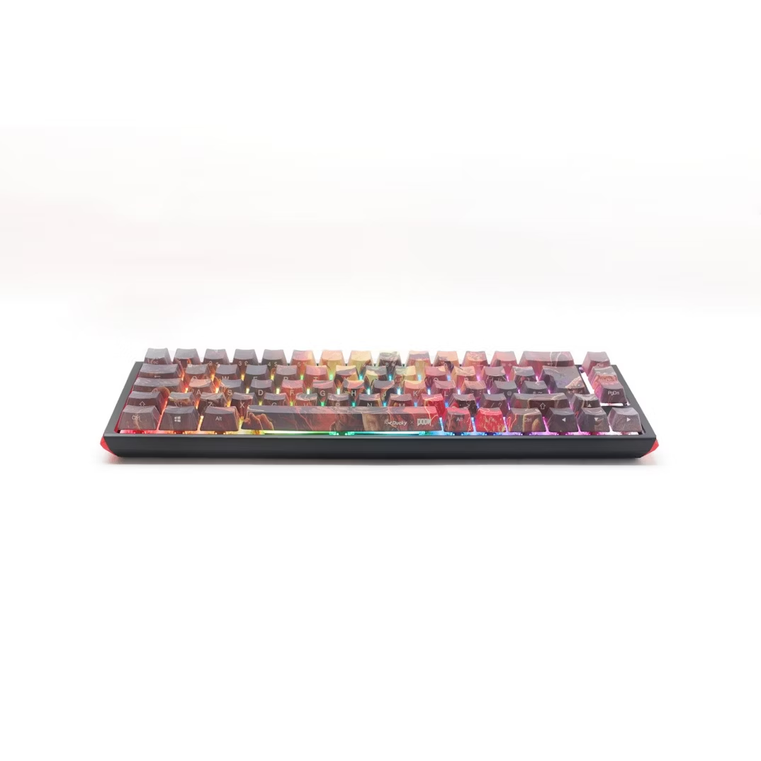 Ducky x DOOM SF 65% Gaming Keyboard Limited Edition Cherry MX Red Switches UK