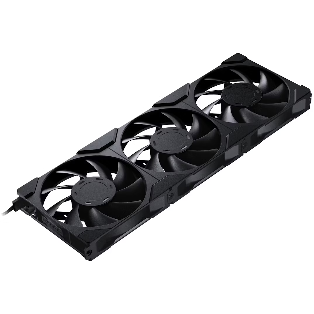 Phanteks M25 Gen2 120mm High-Airflow PWM Triple Fan Pack - Black