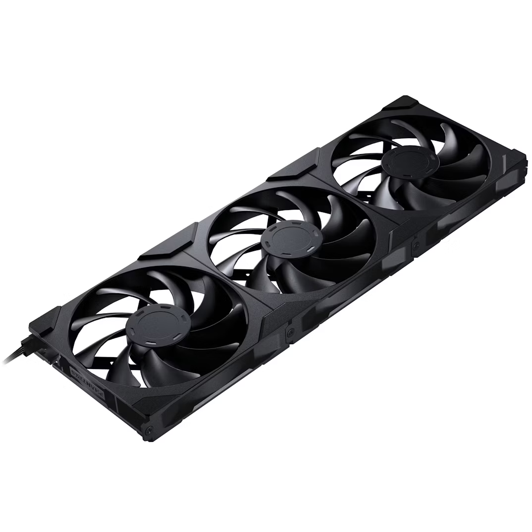 Phanteks M25 Gen2 140mm High-Airflow PWM Triple Fan Pack - Black
