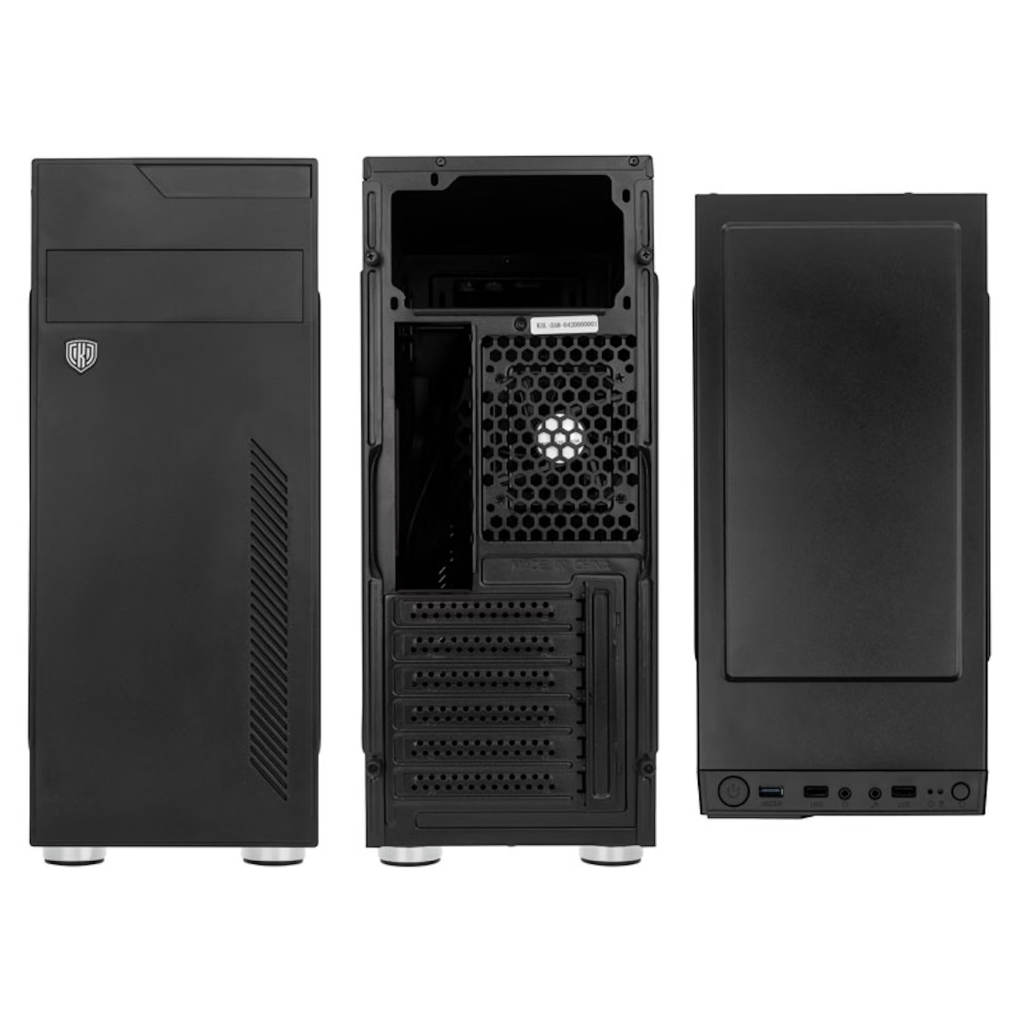 Kolink KLA-003 Midi Tower Case - Black