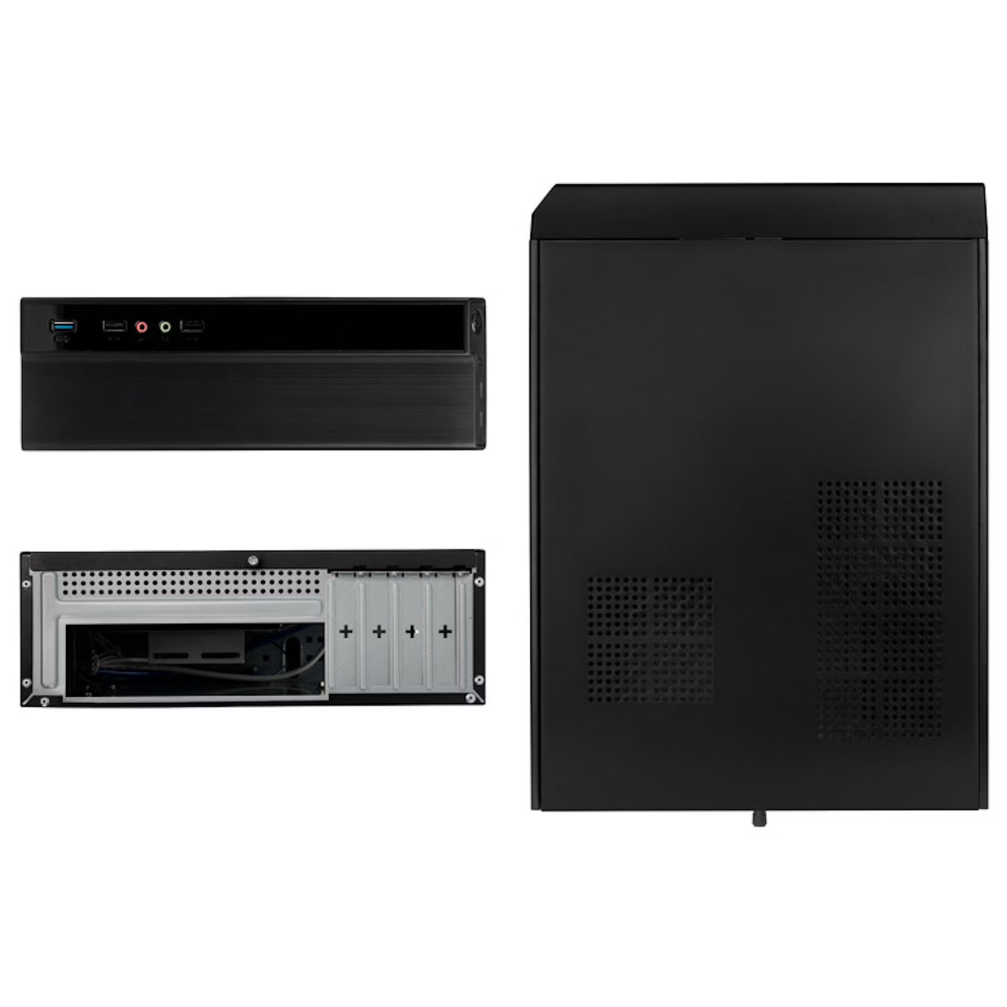 Kolink KLM-002 Micro-ATX Desktop Case - Black/Grey
