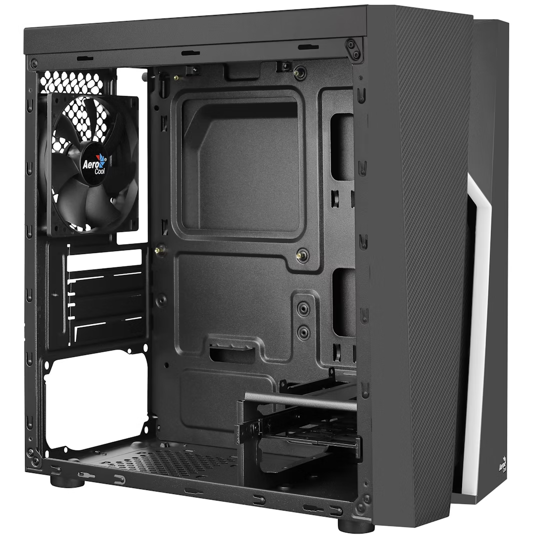Aerocool Bolt Mini TG Micro-ATX case - black