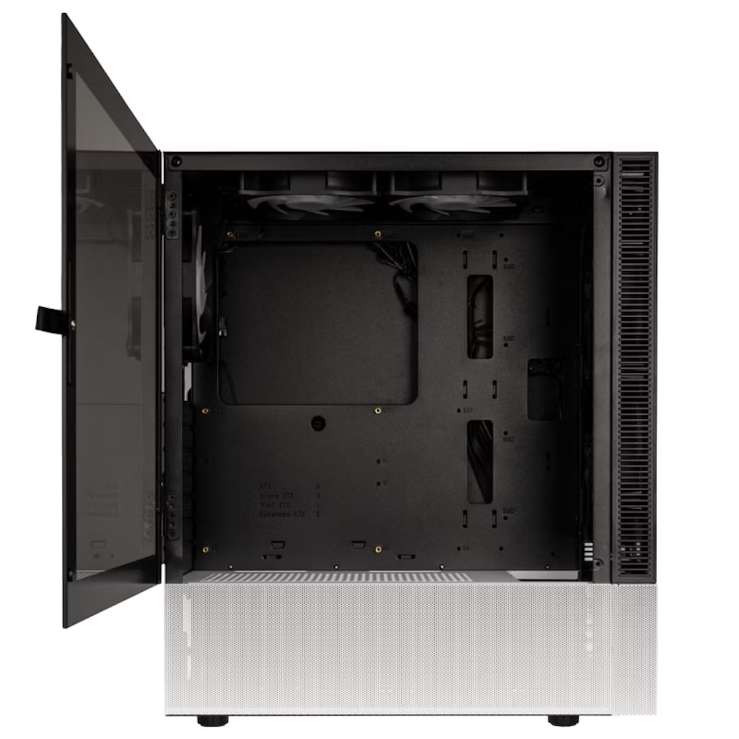 Kolink Observatory MX Glass ARGB Midi Tower Case - Black/White
