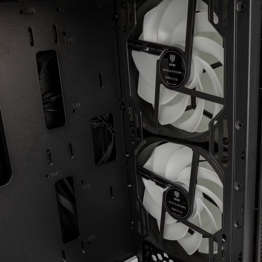 Kolink Observatory MX Glass ARGB Midi Tower Case - Black/White