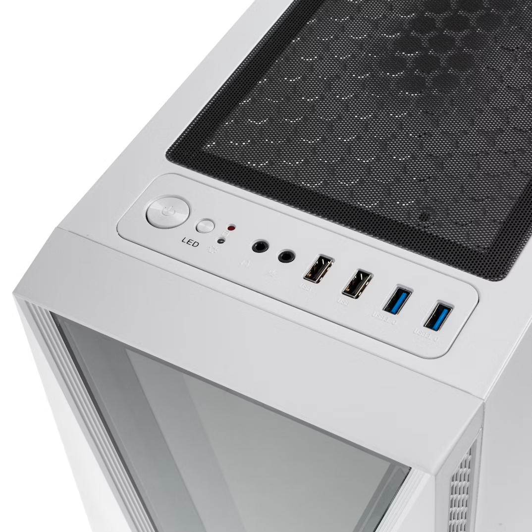 Kolink VOID WHITE computer case Midi Tower Black, White