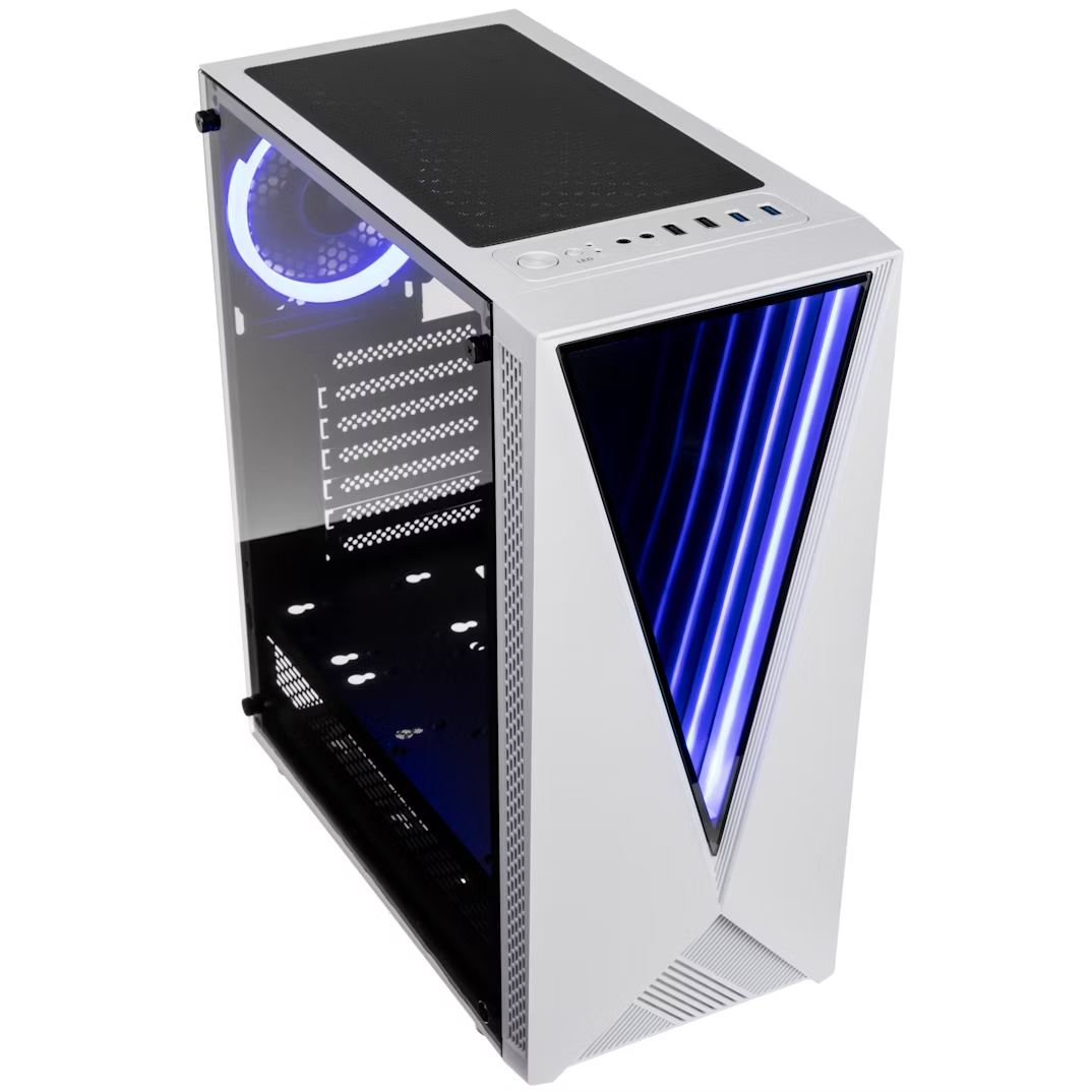 Kolink VOID WHITE computer case Midi Tower Black, White
