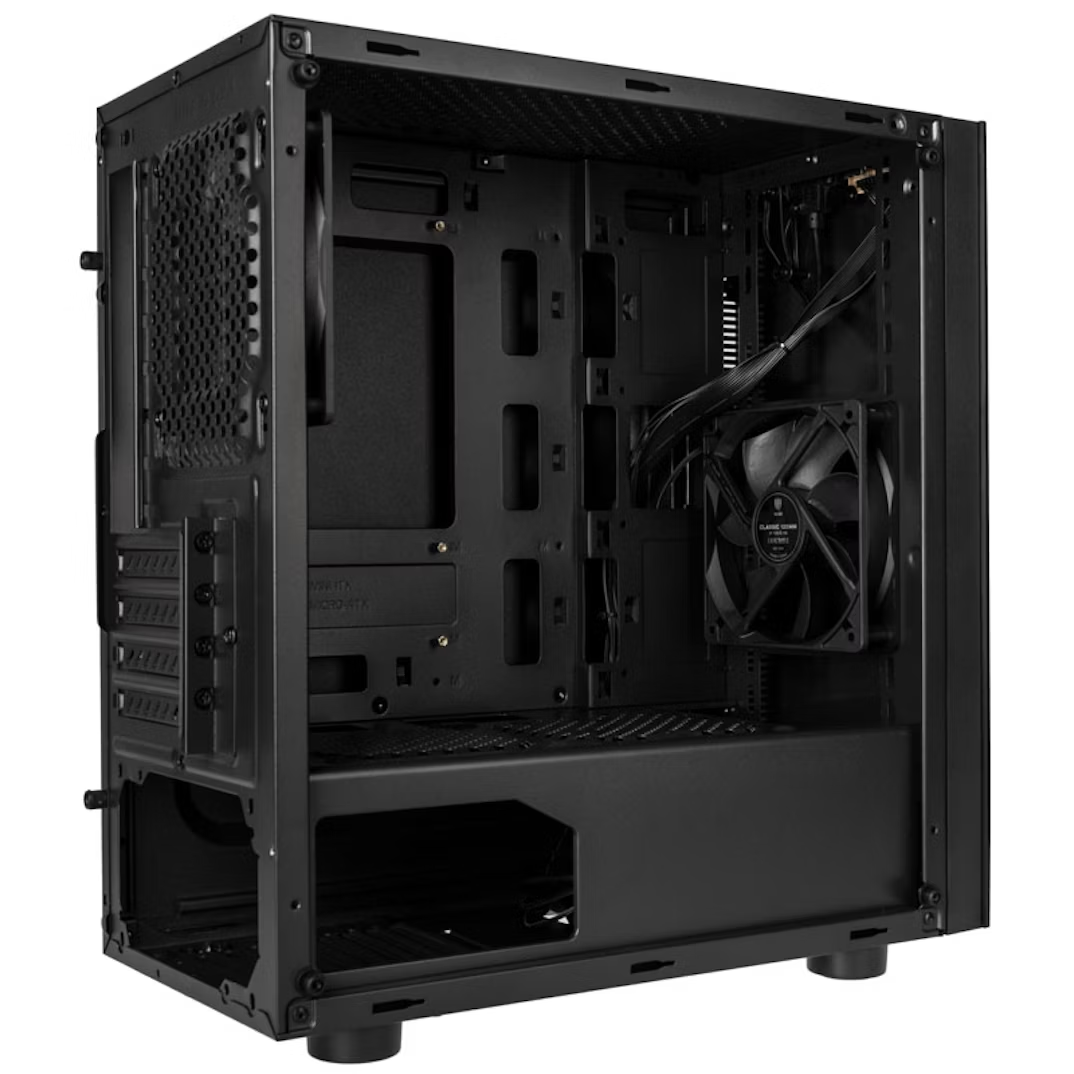 Kolink Stronghold M Micro-ATX Case - Black Window