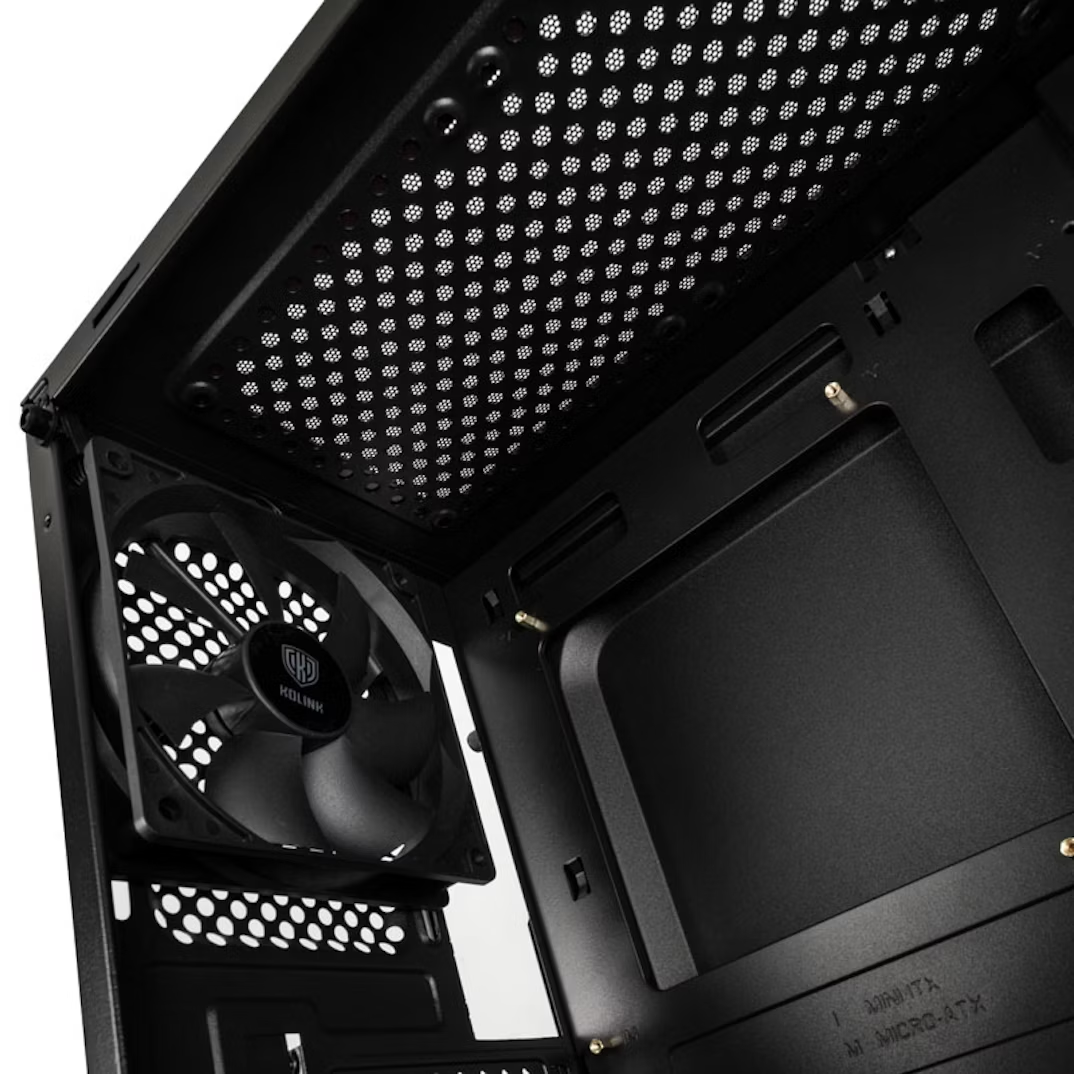 Kolink Stronghold M Micro-ATX Case - Black Window