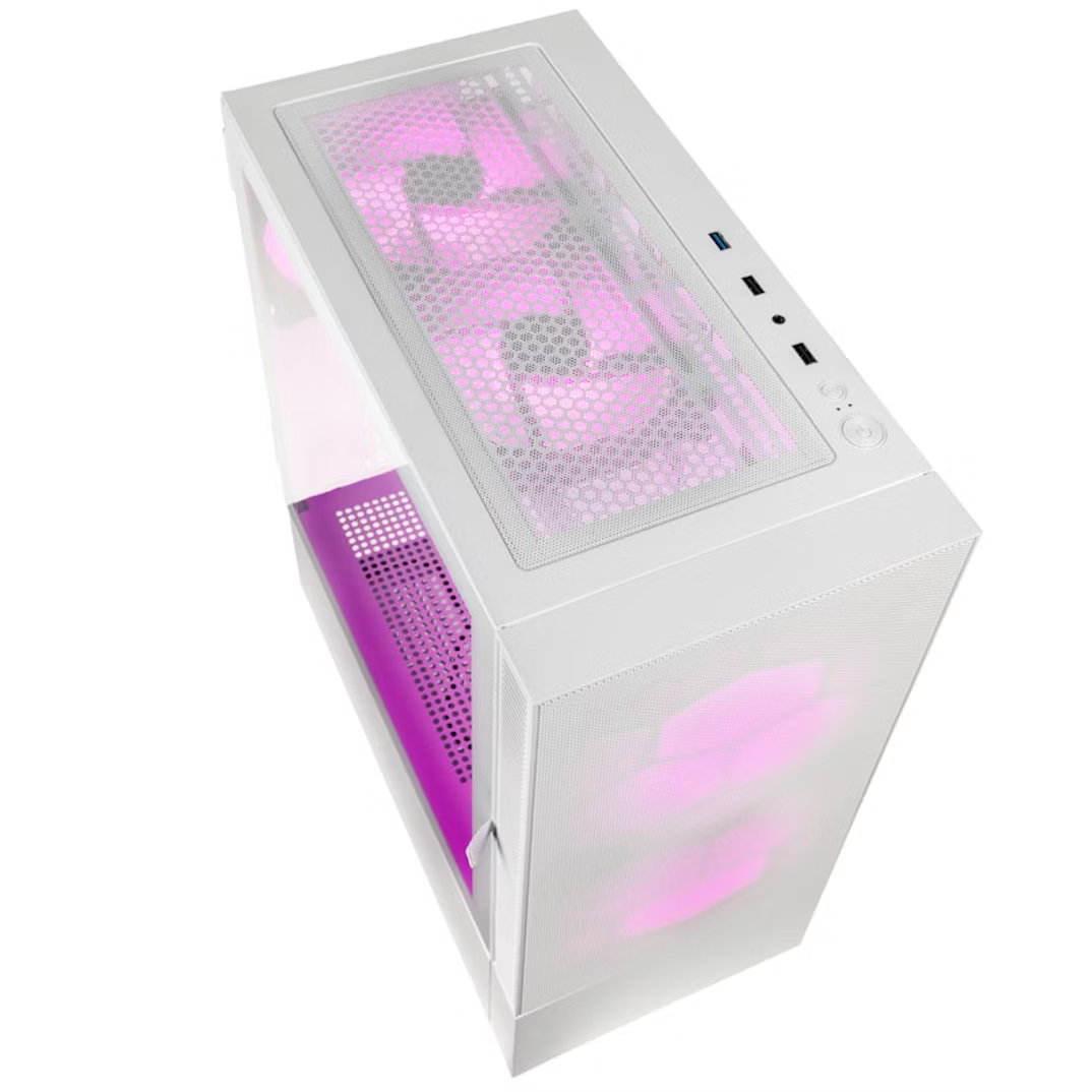 Kolink Observatory MX Mesh ARGB Midi Tower Case - White