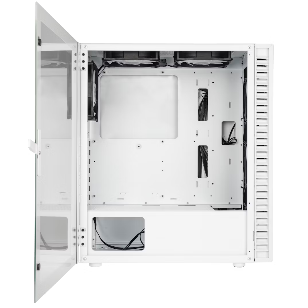 Kolink Observatory HF Mesh ARGB Midi Tower Case – White