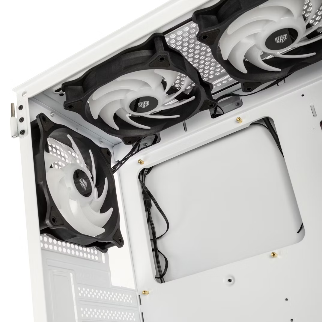 Kolink Observatory HF Mesh ARGB Midi Tower Case – White
