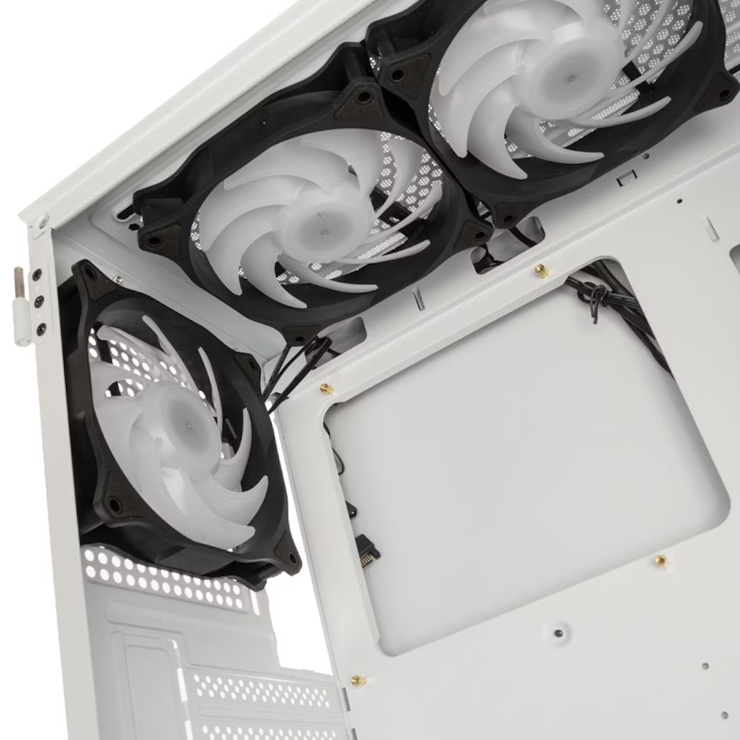 Kolink Observatory MX Glass ARGB Midi Tower Case - White