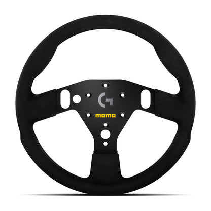 MOMO SIM GT 320 x Logitech G Steering Wheel Premium Racing Simulator Rig Wheel