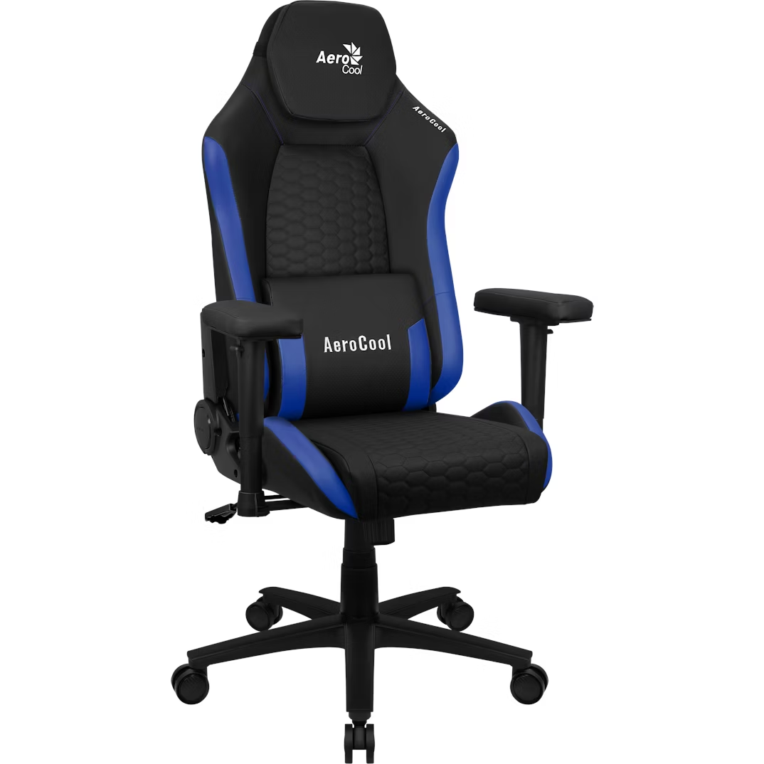 Aerocool Crown Nobility Series Gaming Chair - Black/Blue