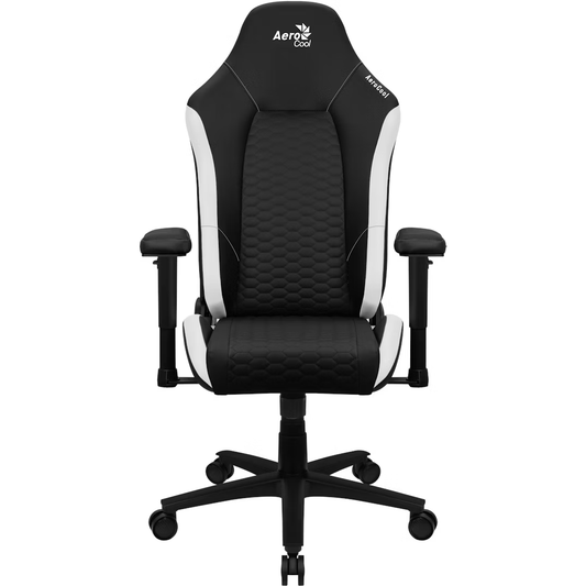 Aerocool Crown Nobility Series Gaming Chair - Black/White