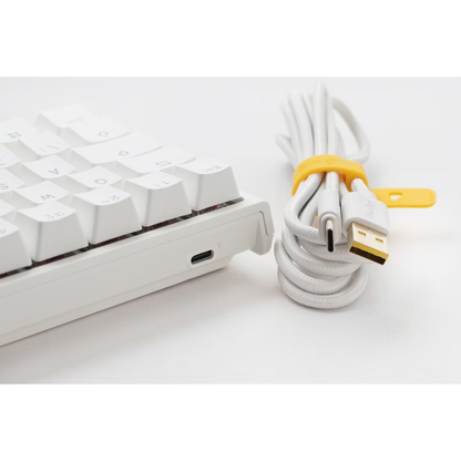 Ducky One 2 Pro Mini 60% Mechanical Gaming Keyboard MX Cherry Brown Switch White Frame - UK Layout