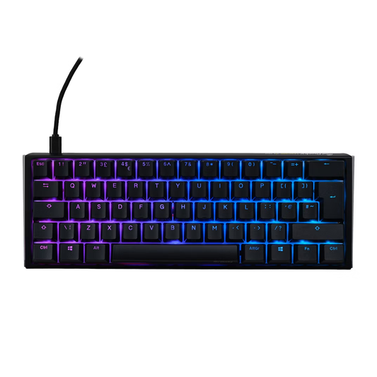Ducky One 3 Classic 60 USB RGB Mechanical Gaming Keyboard Cherry Brown - Black UK Layout