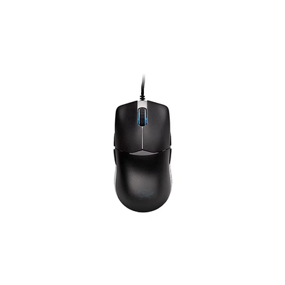 Ducky Feather Black and White Omron D2FC-F-K 60M RGB Lightweight USB Optical Gaming Mouse (DMFE20O-O