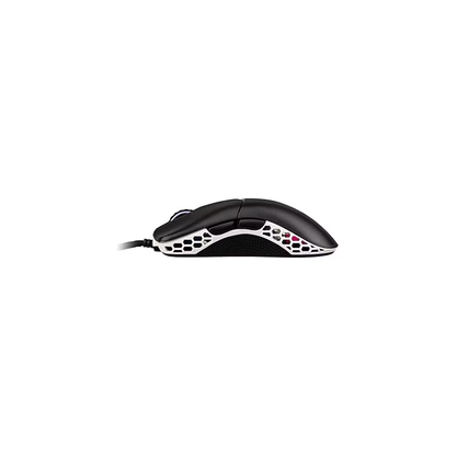 Ducky Feather Black and White Omron D2FC-F-K 60M RGB Lightweight USB Optical Gaming Mouse (DMFE20O-O
