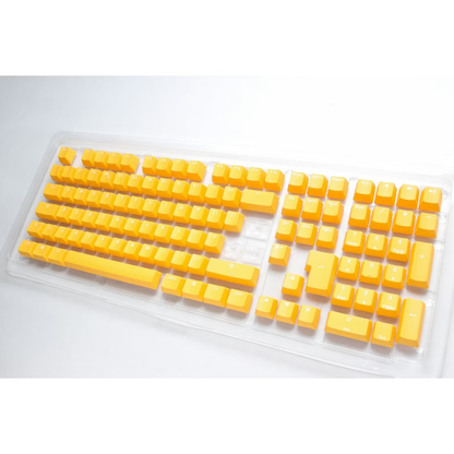 Ducky Yellow PBT Seamless Double Shot UK Keycap Set (DKSA109-UKPDYDYYWO1)