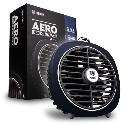 Kolink Aero Dark Blue USB Desktop Fan