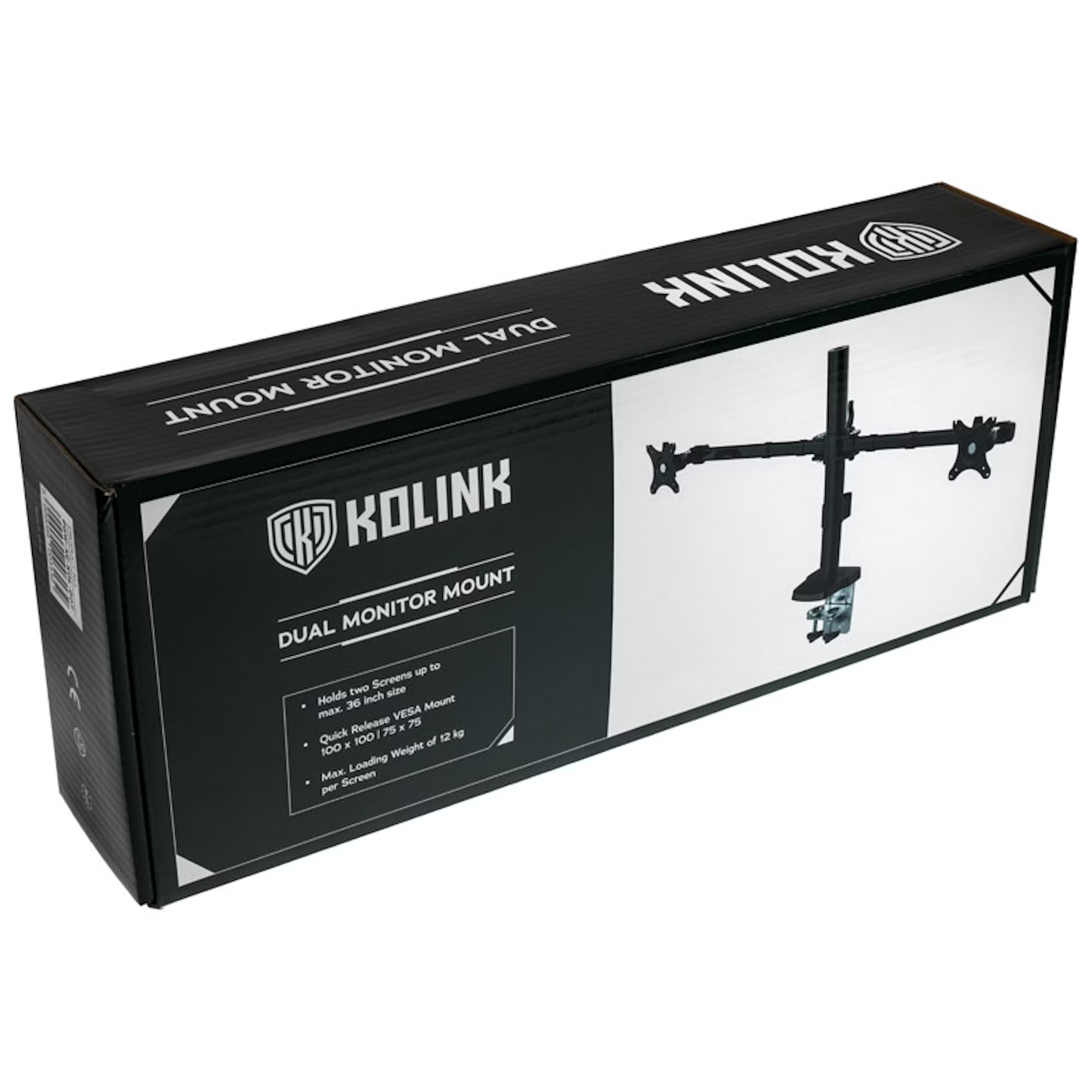 Kolink Chimera Dual Monitor Desk Mount Monitor Stand - Desk Clamp (PGW-AC-KOL-007)