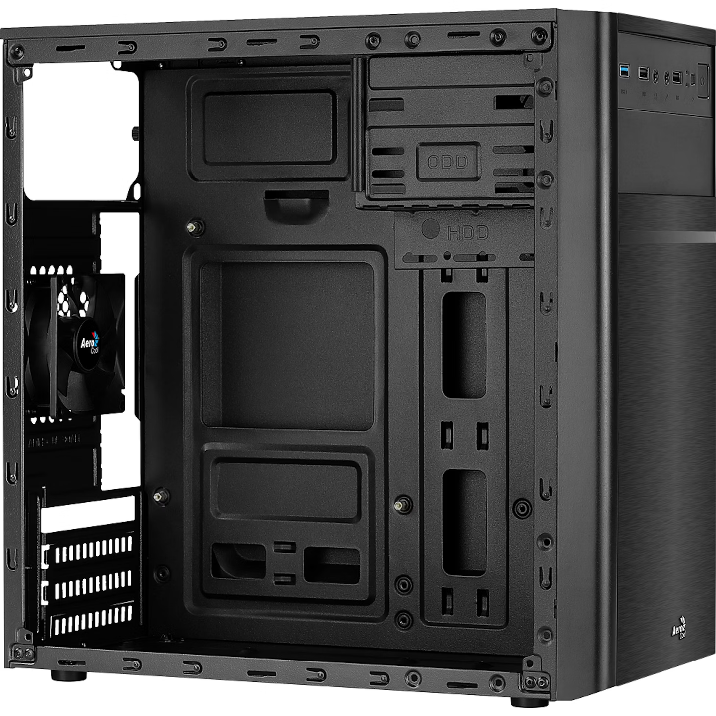Aerocool CS-103 Mini Tower Case - Black