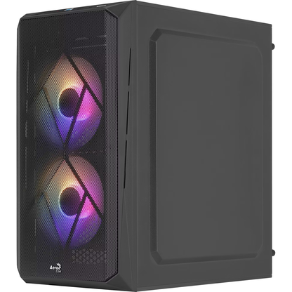 Aerocool CS-107 v2 FRGB Mini Tower Case - Black