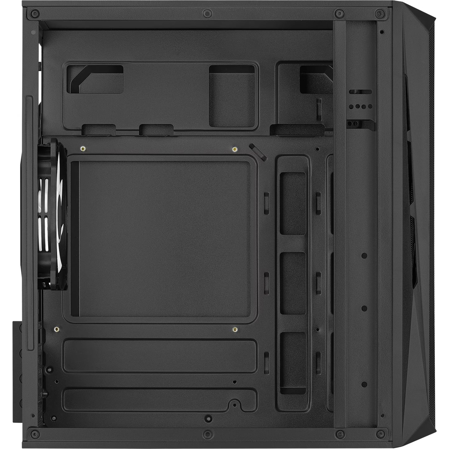 Aerocool CS-107 v2 FRGB Mini Tower Case - Black