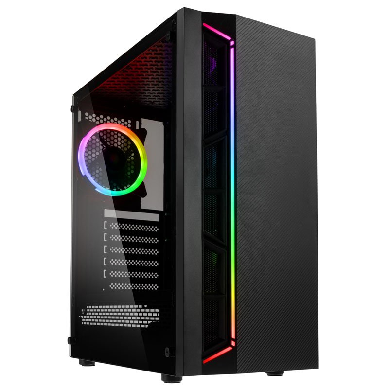 Kolink Inspire Series K7 ARGB Midi Tower Case - Black