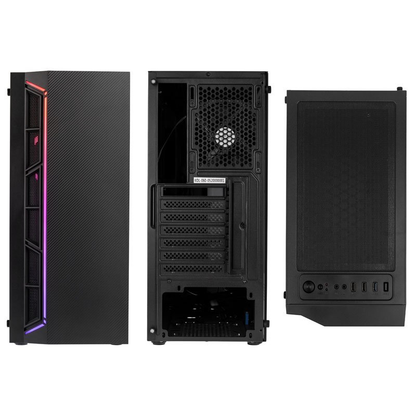 Kolink Inspire Series K7 ARGB Midi Tower Case - Black