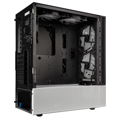 Kolink Observatory MX Glass ARGB Midi Tower Case - Black/White